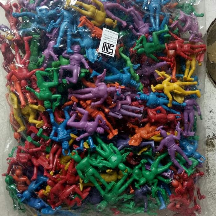 MAINAN JADUL - POWER RANGER PLASTIK ISI SEKITAR 200 PCS MURAH