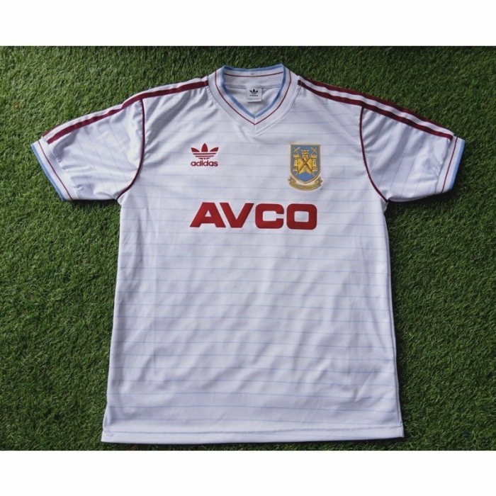 Jersey Bola Retro West Ham Away 85/87