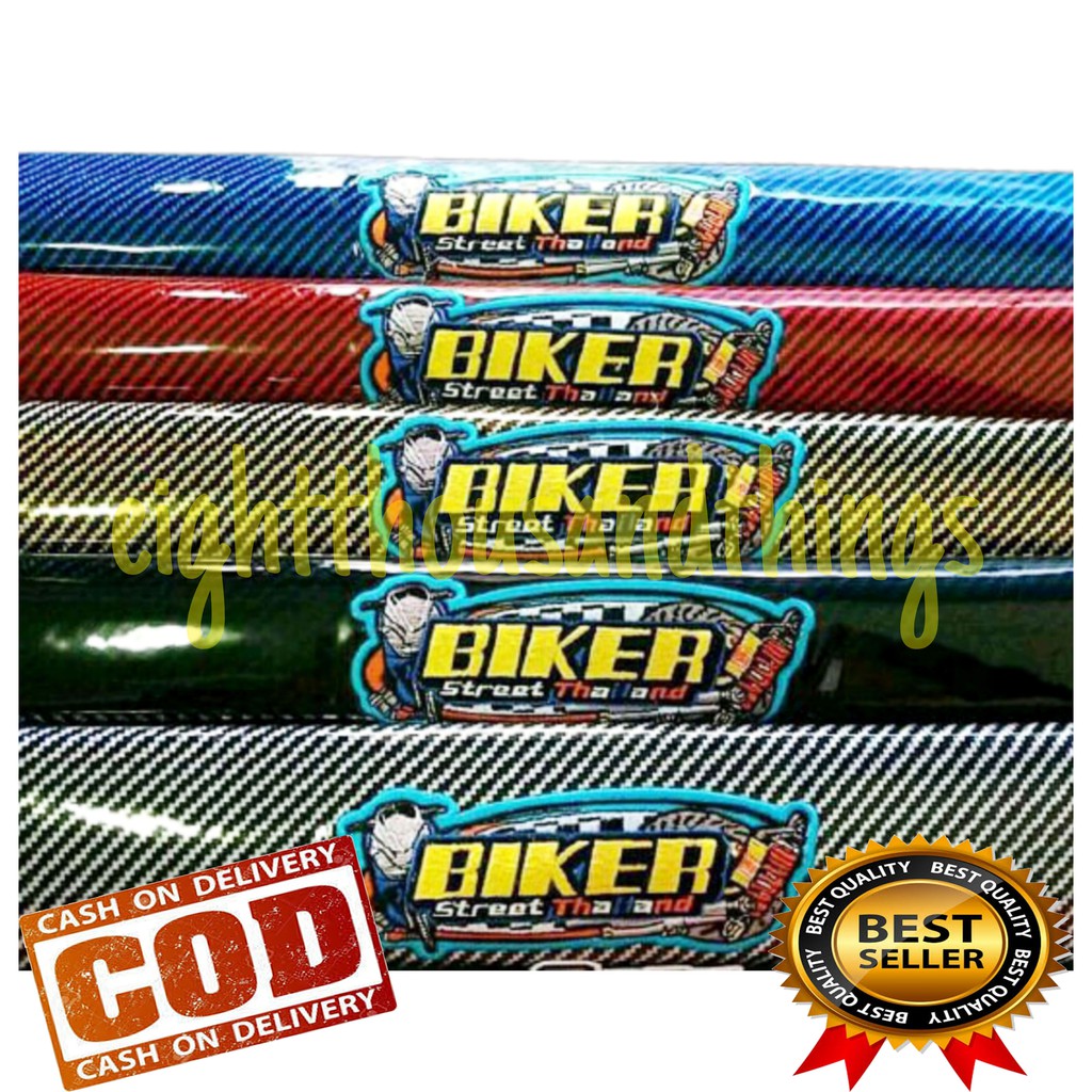 KULIT JOK MOTOR BIKER CARBON KARBON UNIVERSAL Ukuran Standart Motor STD UNIVERSAL vario mio beat scoopy fino m3 mio j xeon xride