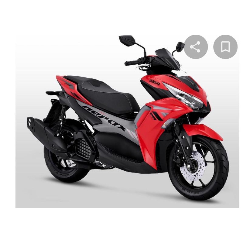 striping stiker les body Yamaha aerox merah 2021 bahan original