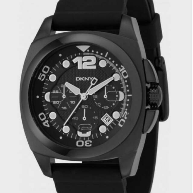 DKNY NY1445 BLACK RUBBER MAN WATCH ORIGINAL