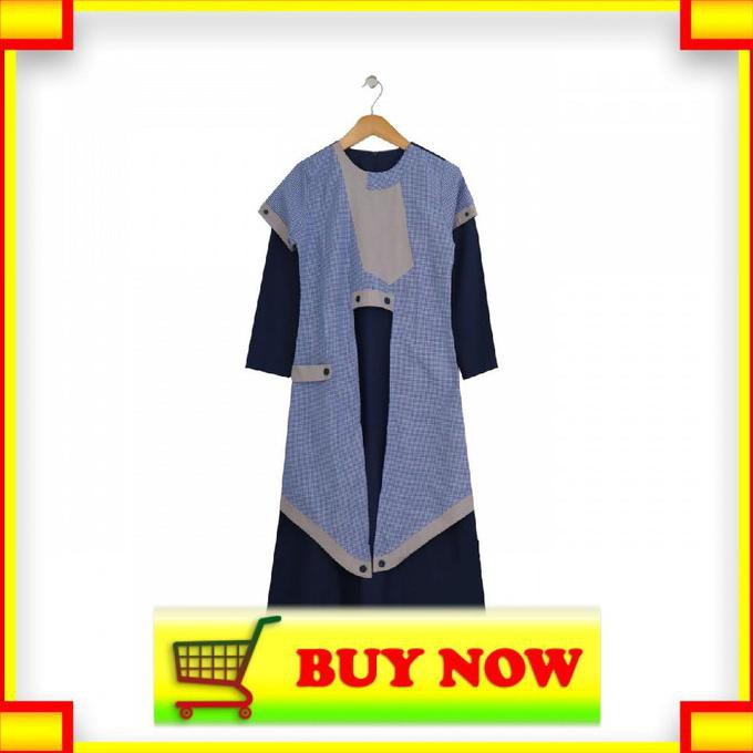 MZ880 Dress Gamis Kesan 2 Pieces Anak Wanita Muslim Lunan Go LS 381 Pr