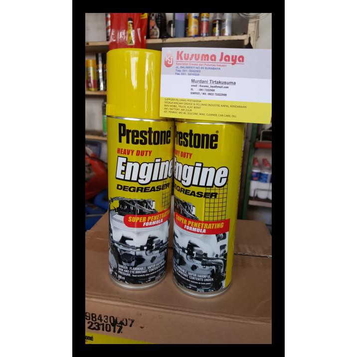 Cleaner blok mesin - PRESTONE heavy duty Engine Degreaser Instant TERUJI