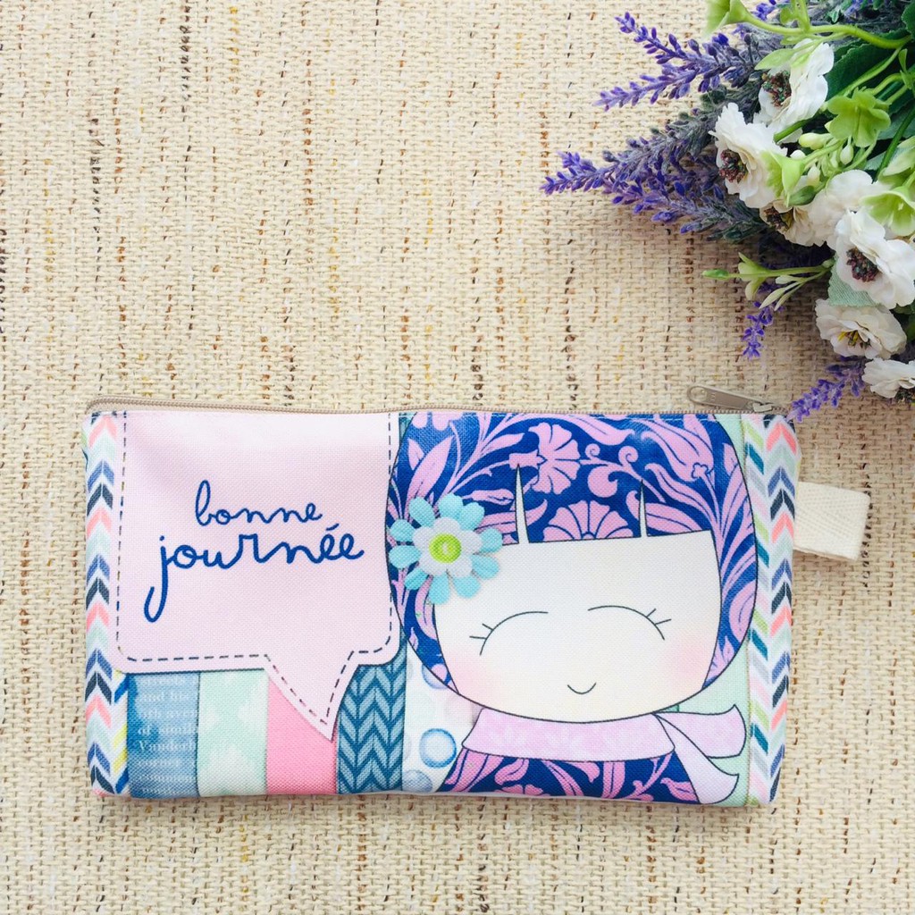 

Tempat Pensil - Limited Pencil Case Handmade ORIGINAL CHARACTER Printing Keiko