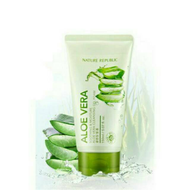 aloe vera nature republic / nature republic aloe vera cleanshing gell foam