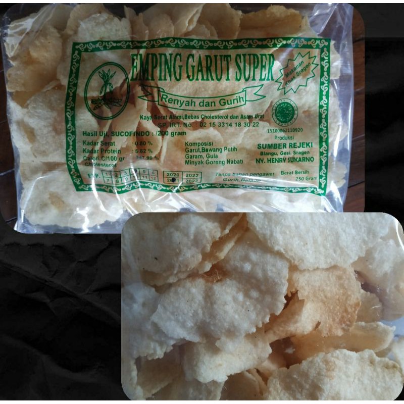 

Emping Garut Super Mateng 250gr