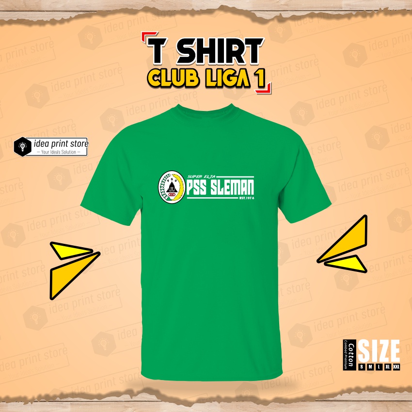 KAOS PSS SLEMAN LIGA 1 BRI BAJU BOLA TSHIRT UNISEX IDEAPRINTSTORE