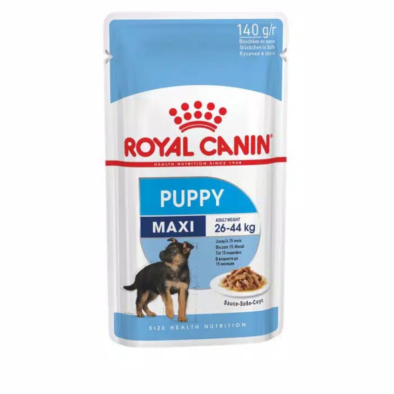 Royal Canin Wet Food Pouch 140gr Makanan Basah Maxi Puppy Maxi Adult Anjing Besar