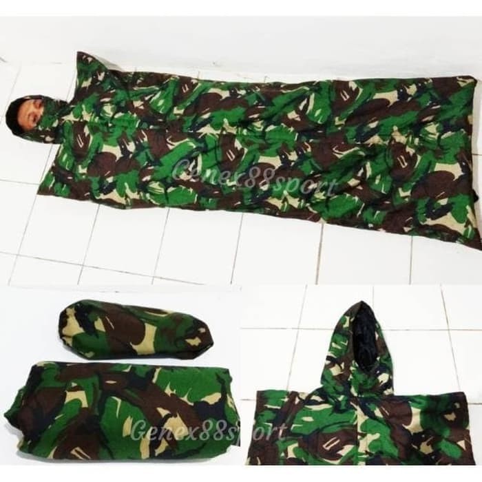 SKD  Tictac Sleeping bag loreng asli jatah pembagian TNI