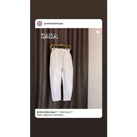 zara baggy paperbag jeans