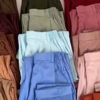 READY BAGGY  PANTS  Maroon choco navy grey mocca  black 