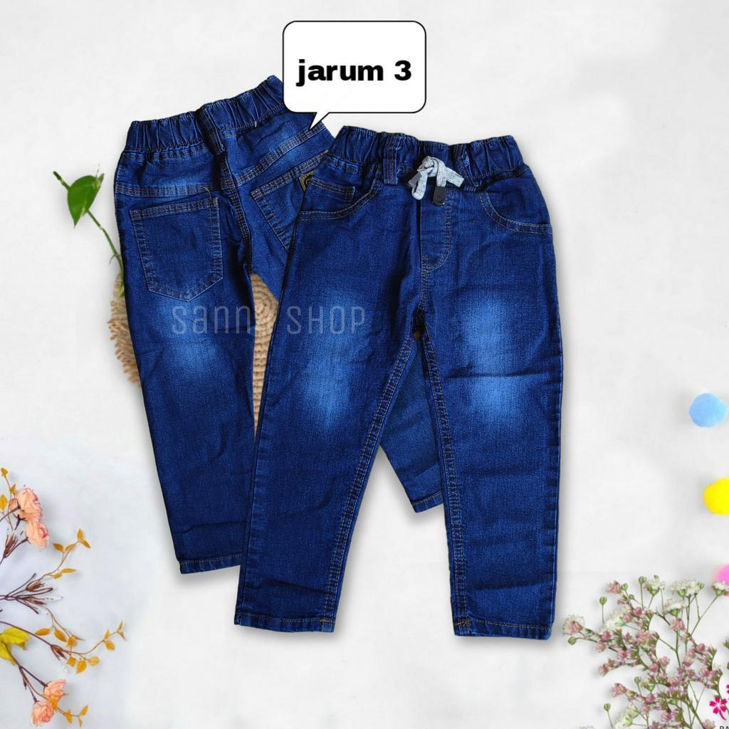 Celana jeans panjang anak laki-laki / perempuan , denim anak