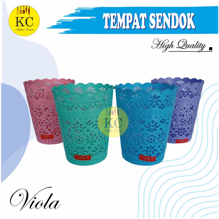 Tempat Sendok Plastik Tempat Sendok Serbaguna Tempat Sendok Viola