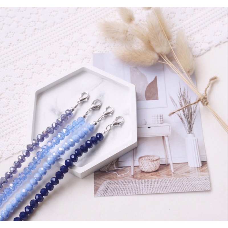 Konektor masker / Pengait Masker crystal premium / Tali masker hijab