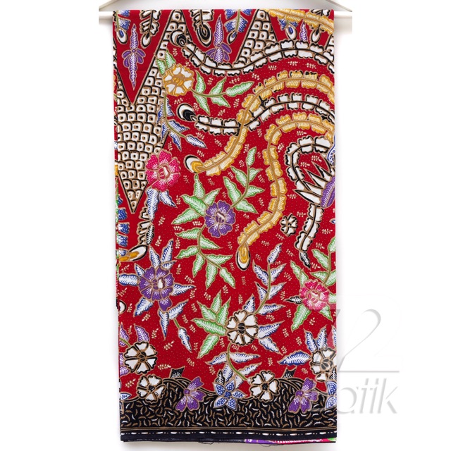 KAIN BATIK PREMIUM Bahan Katun Warna Merah Kuning Hijau 721483 Cap 72 Jarik Jarit Samping Kebat Panjang Batik Katun Modern Premium Bahan Seragam Batik Pernikahan Kantor Keluarga Murah Kamen Jadi Batik Bali Lembaran