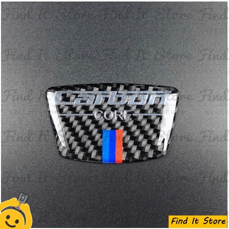 Sticker Mobil Carbon Core BMW M Emblem Badge Real Carbon Fiber