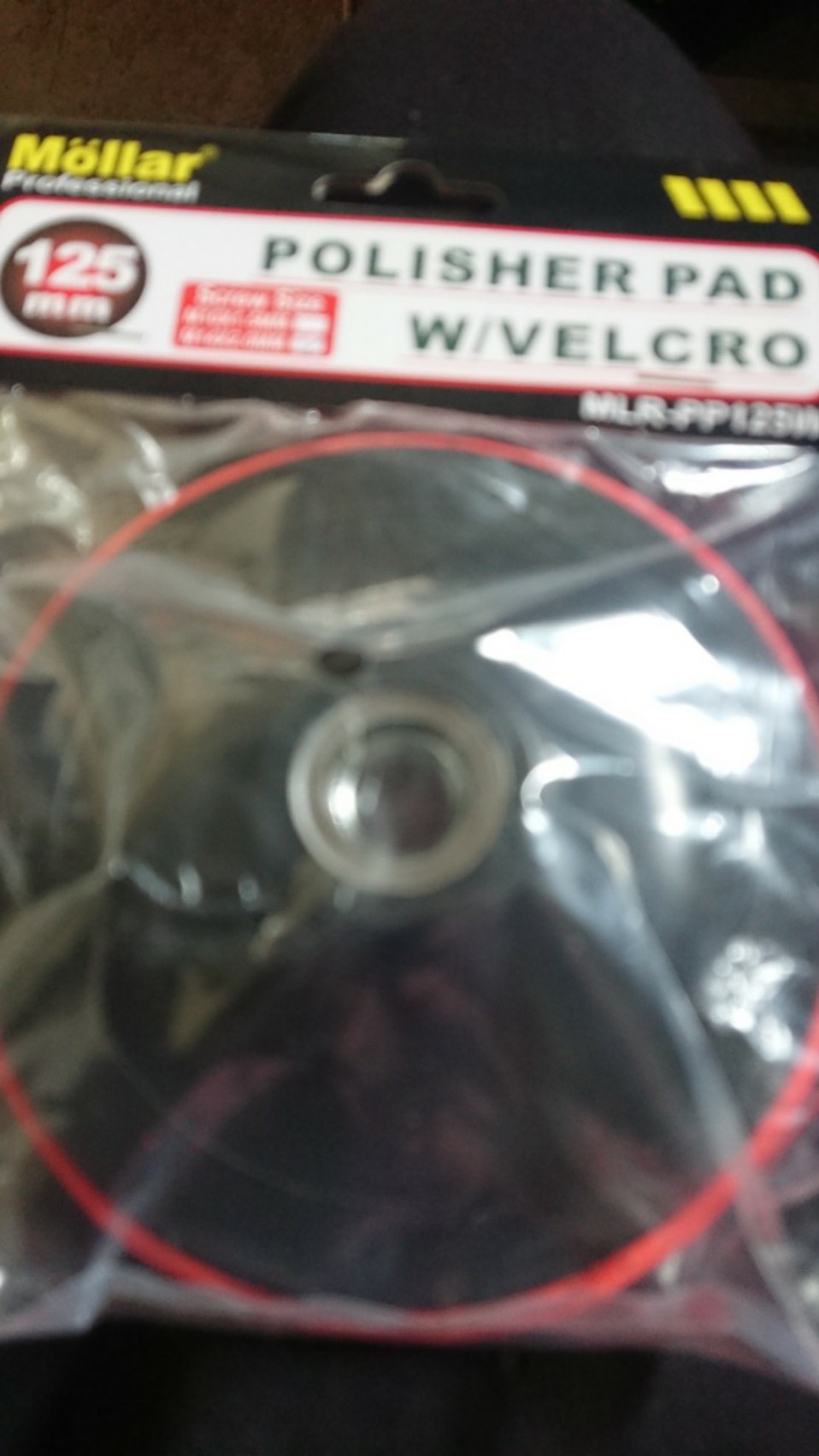 Mollar Polisher Velcro Pad Sanding Disc 5 Inch Tatakan Amplas Bulat