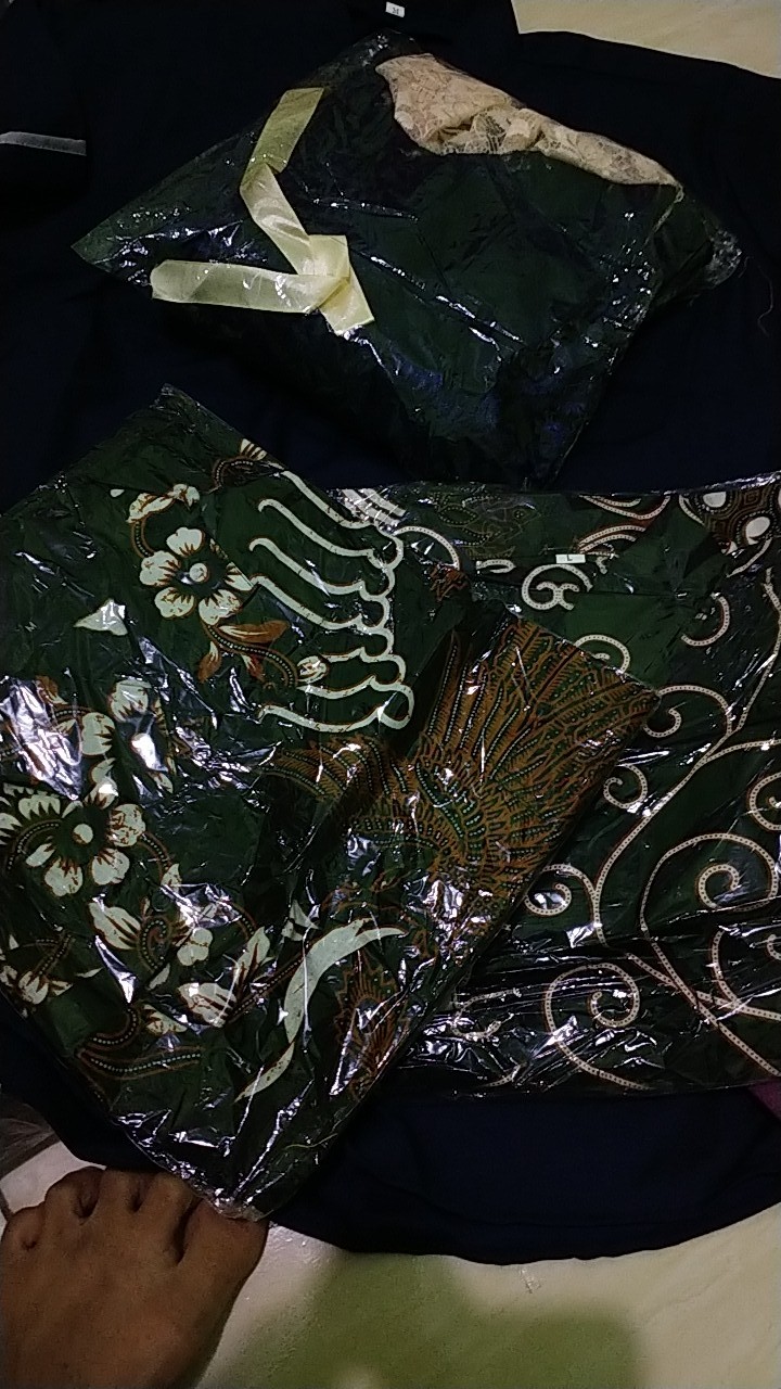 Batik Pria Kasual Lengan Panjang M L Xl Xxl Batik Sadewi