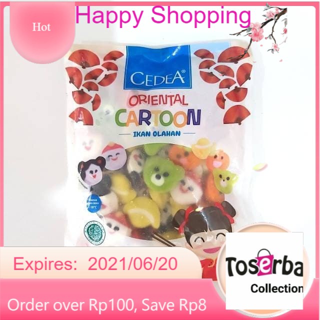 

Toserba Collection Cedea Oriental Cartoon 500 gr Frozen Food Bandung - Cimahi