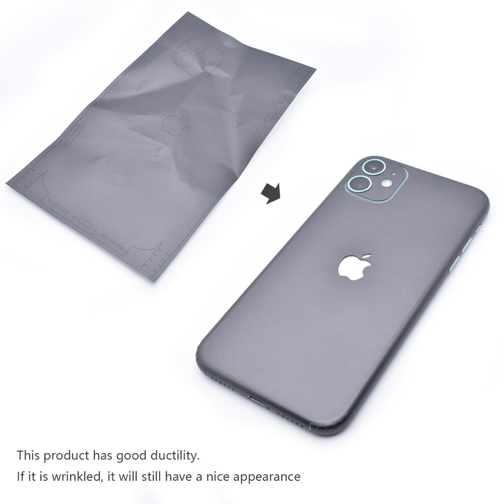 Ice Surface For iPhone 7 8 X XS XR Back Film Thin Screen Protector Protective Stickers Cover Color Paster Rear Decorative Film