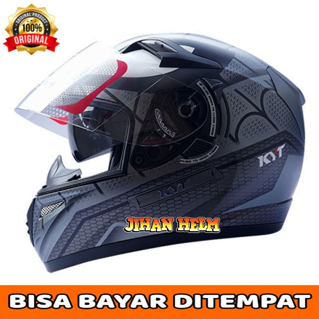 HELM / KYT / HELM KYT / HELM KYT K2 RIDER SPIDERMAN GREP DOFF TERLARIS