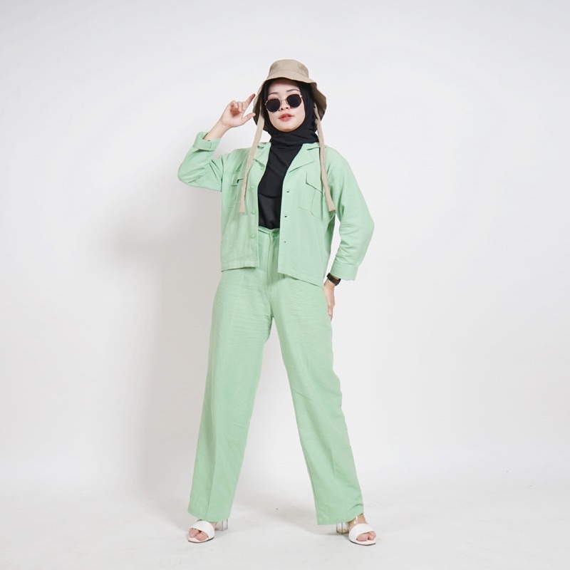 Lina Linen One Set/ Outer