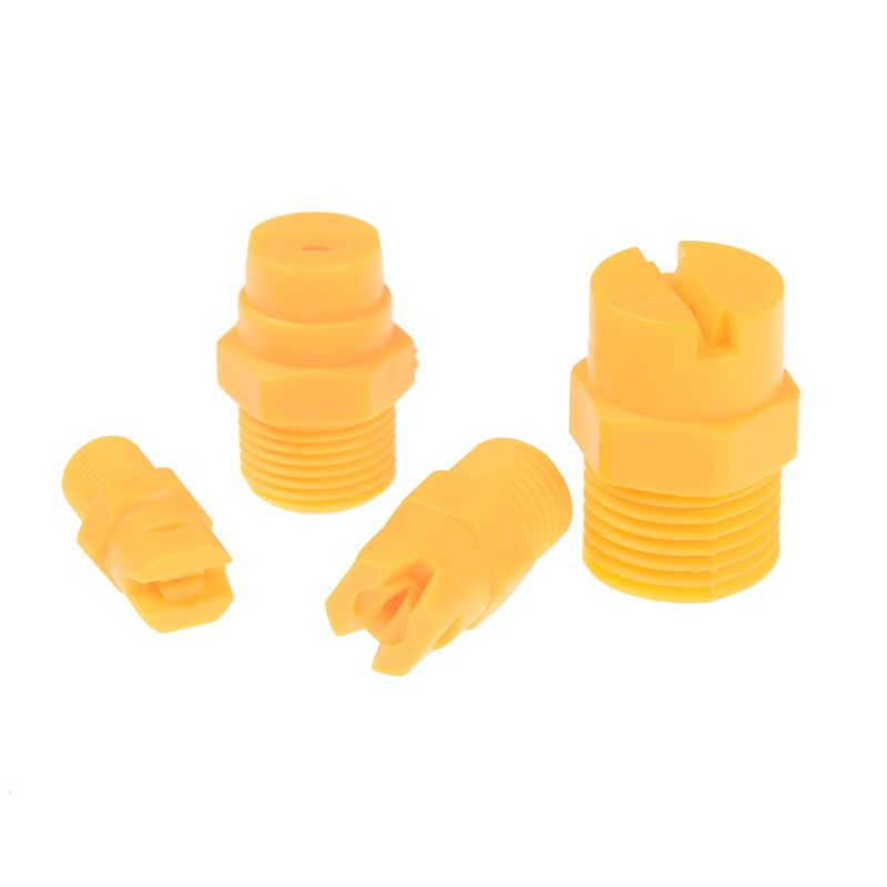 {LUCKID}Plastic Vee Jet Flat Fan Spray Nozzle 1/8&quot; 1/4&quot; 3/8&quot; 1/2&quot; Industrial Cleaning