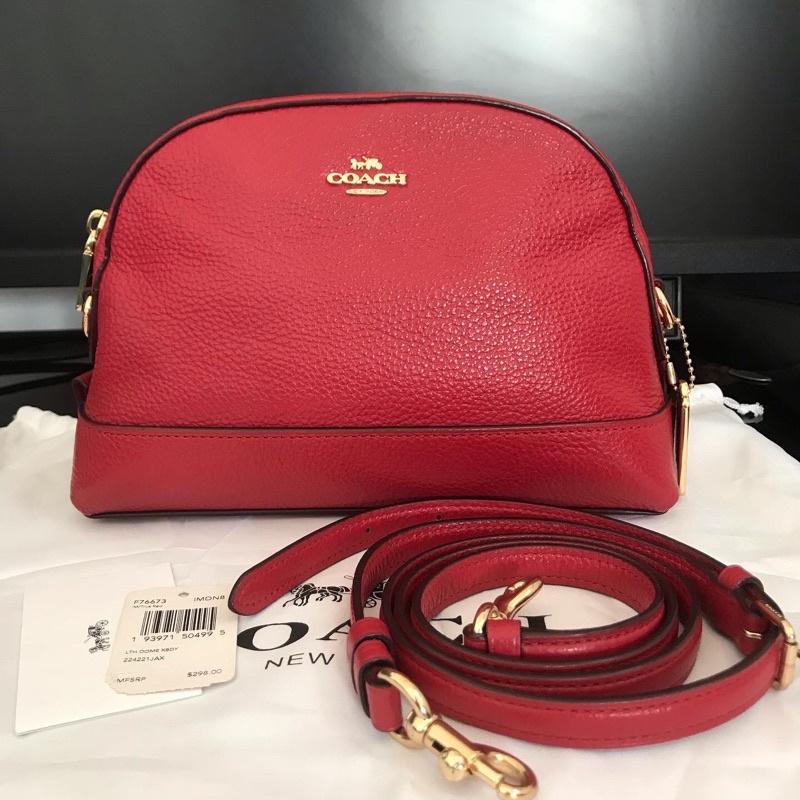 tas coach dome crossbody preloved