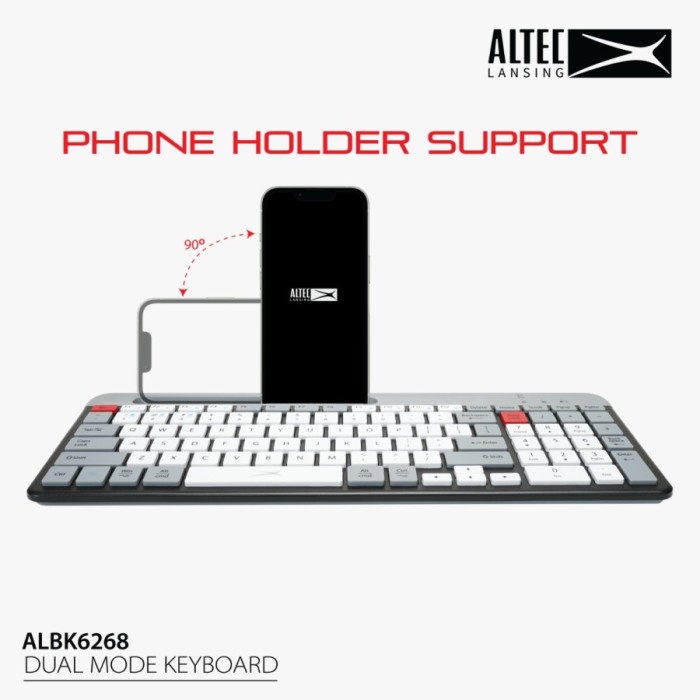 Altec Lansing  Keyboard Wireless/Bluetooth Dual Mode Wireless/Bluetooth ALBK6268