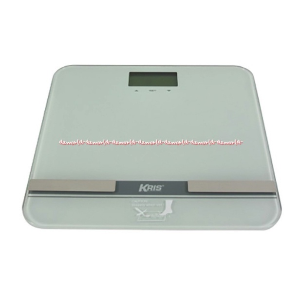 Krishome Timbangan Badan dan Ukur Kadar Lemak Tubuh Body Scales Digital Body Fat N Hydration Putih Hitam Kris Home Bisa Max 180kg