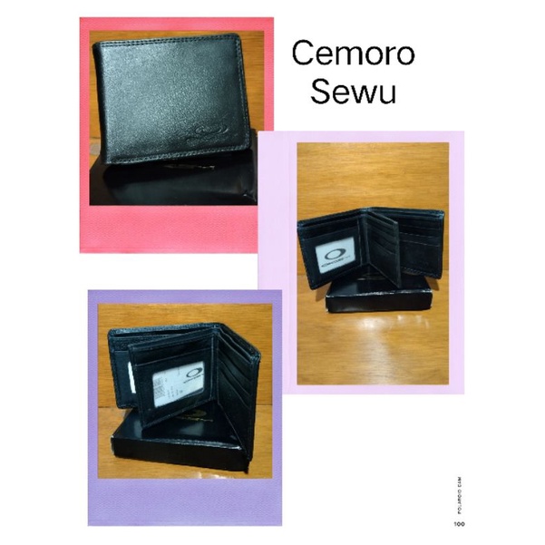 dompet kulit asli 3 dimensi untuk pria