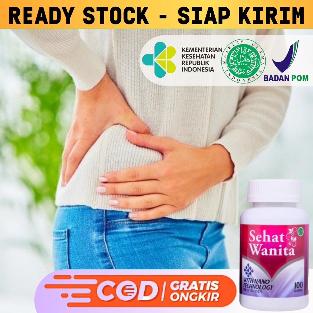 Obat Radang Panggul Wanita / Radang Panggul Kronis / PID / Infeksi Serviks / Rahim (BPOM & HALAL)