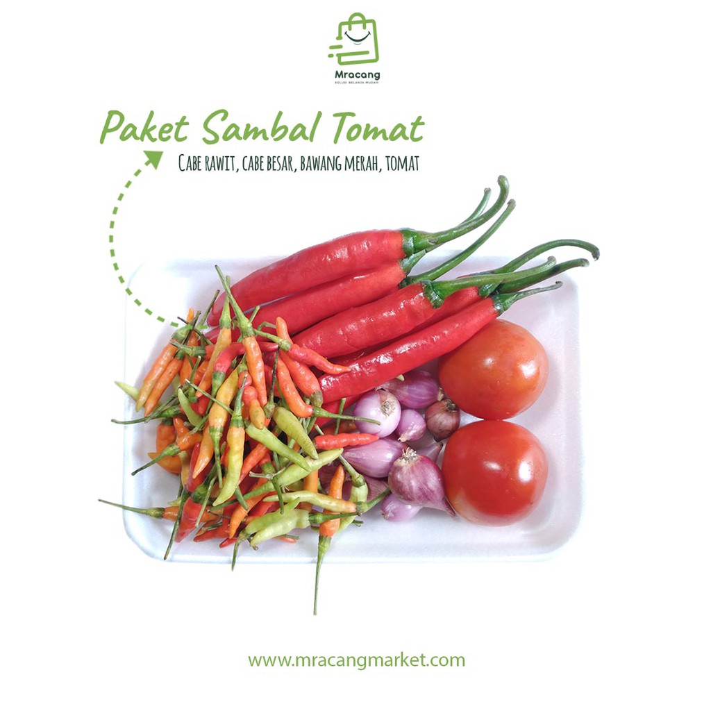 PAKET SAMBAL TOMAT / SAYUR SEGAR