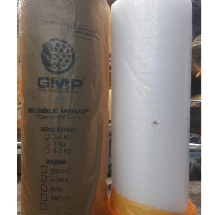 

[PRODUK QR7WK] BUBBLE WRAP GMP 2.3KG ukuran 50mx125cm[Cargo 1 Resi 1 Roll] 0CE