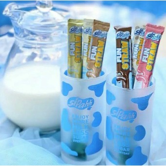 

TERMURAH Sipahh Fun Straw pack 1's / sedotan susu unik pemberi rasa Sipah