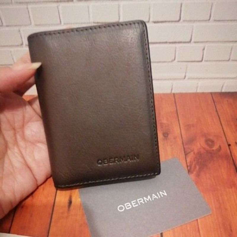 OBERMAIN dompet kartu. card holder OBERMAIN original asli kulit