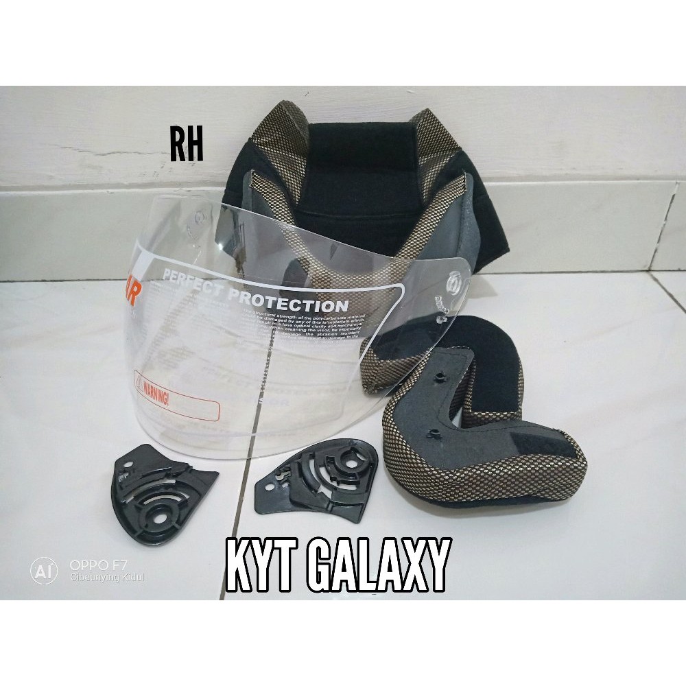 Busa Helm KYT GALAXY + kaca Helm KYT GALAXY Berkualitas