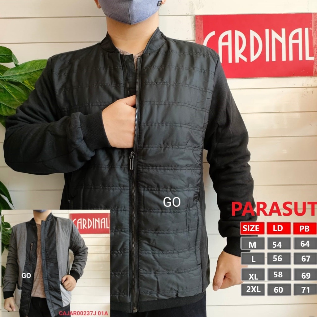 BB JR CARDINAL JAKET KAOS PARASUT Cowok Casual Jaket Pria Keren Jaket Kekinian