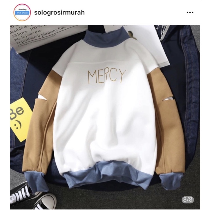 Mercy sweater/sweater mercy wanita/sweater kombi