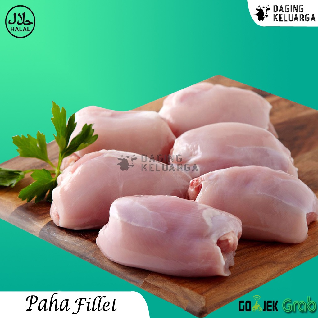 

PAHA AYAM FILLET/FILLET PAHA/FILLET PAHA TANPA TULANG / KEMASAN 500GR & 1KG / KUALITAS PREMIUM