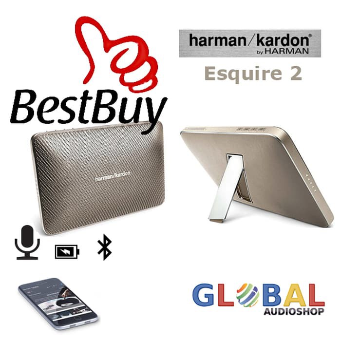 Harman Kardon Esquire 2 Premium portable Bluetooth speaker   Gold