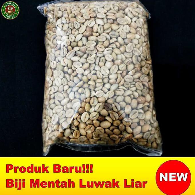 

Green Bean / Biji Mentah Kopi Luwak Liar 1kg -