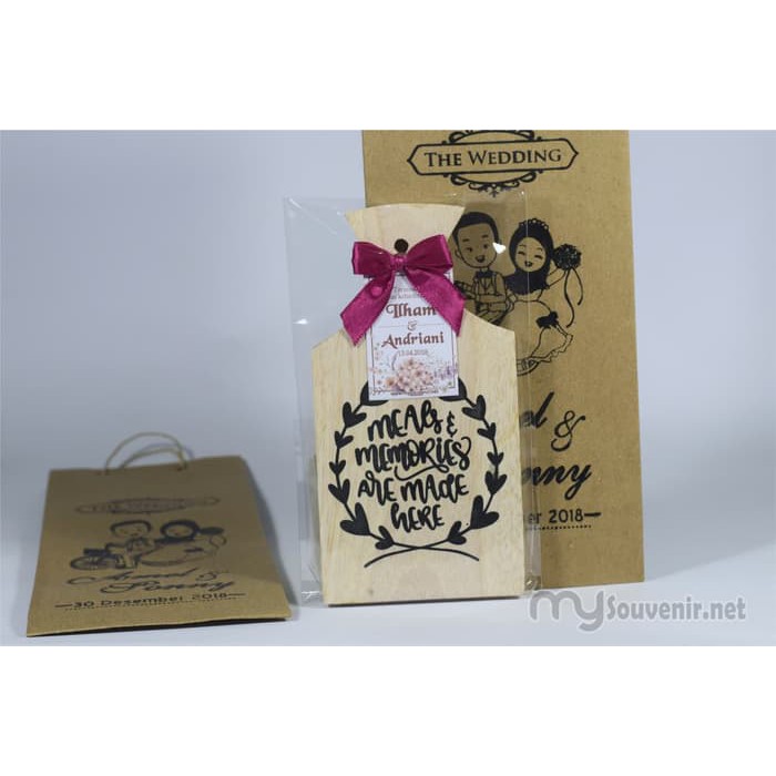 

Souvenir Pernikahan Talenan Mini Plus Paperbag