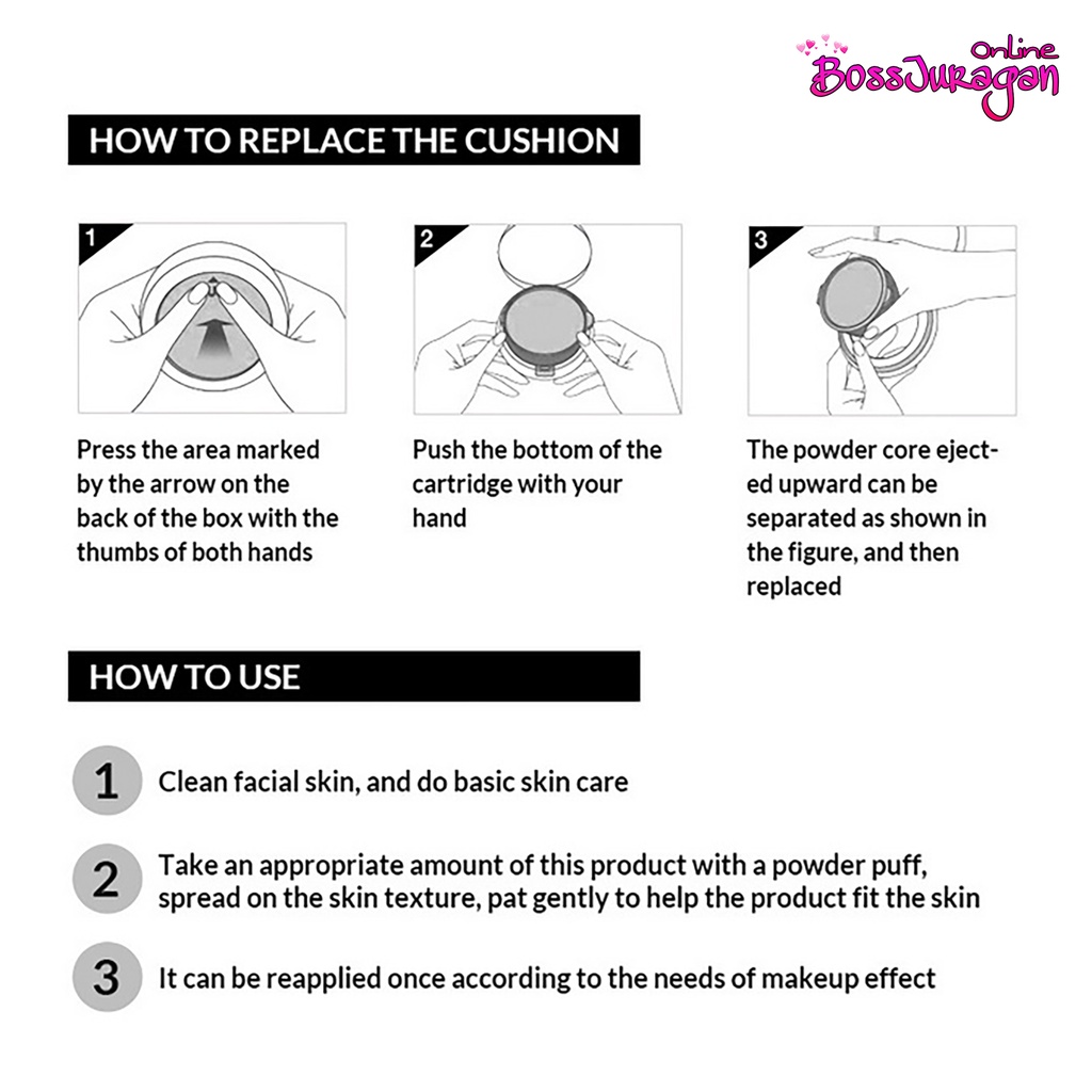 (BOSS) BIOAQUA Hydrating Soft And Flawless Air Cushion BB Cream