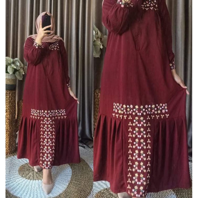 Gamis Bordir jumbo