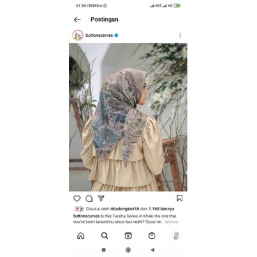 Buttonscarves Farsha Khaki NEW