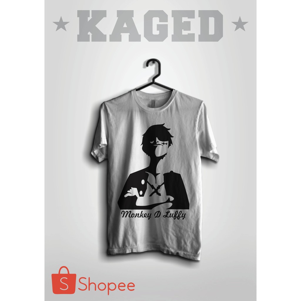 Kaos Monkey D Luffy #Putih/White Kaos Film One Piece Kaos One Piece