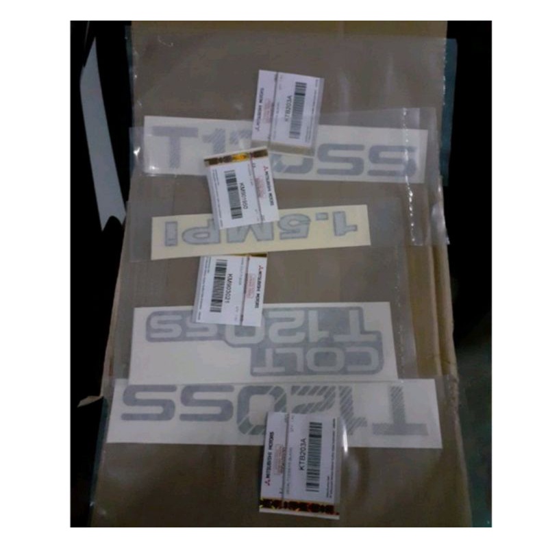 stiker t120ss mpi 1.5 original set.sesuai foto