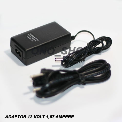 Adaptor 12 Volt 1,67 Ampere