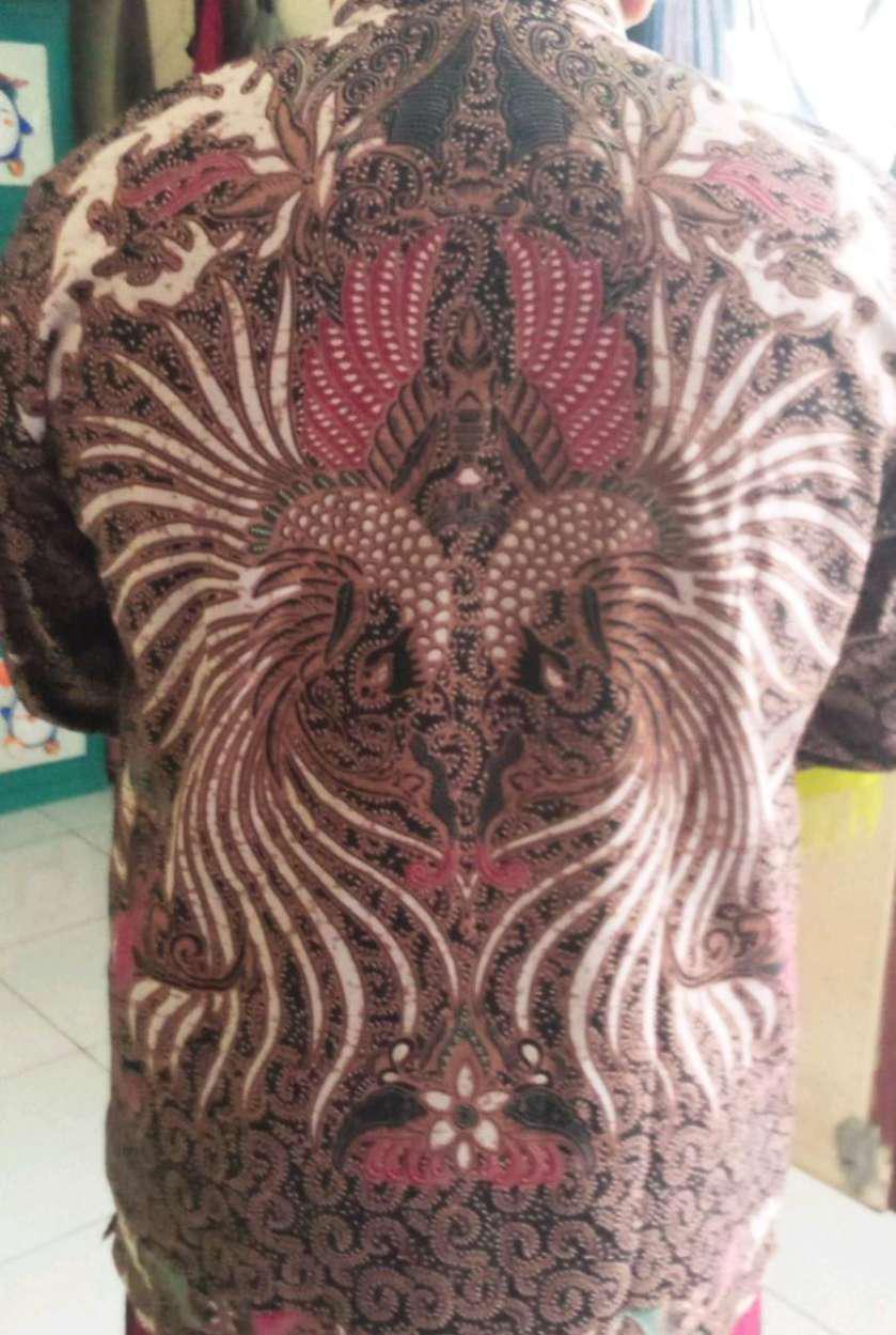 Batik Solo Pria Lengan Panjang Lapis Furing Baju Batik Pria Modern Produksi Batik Aluna Gba 013